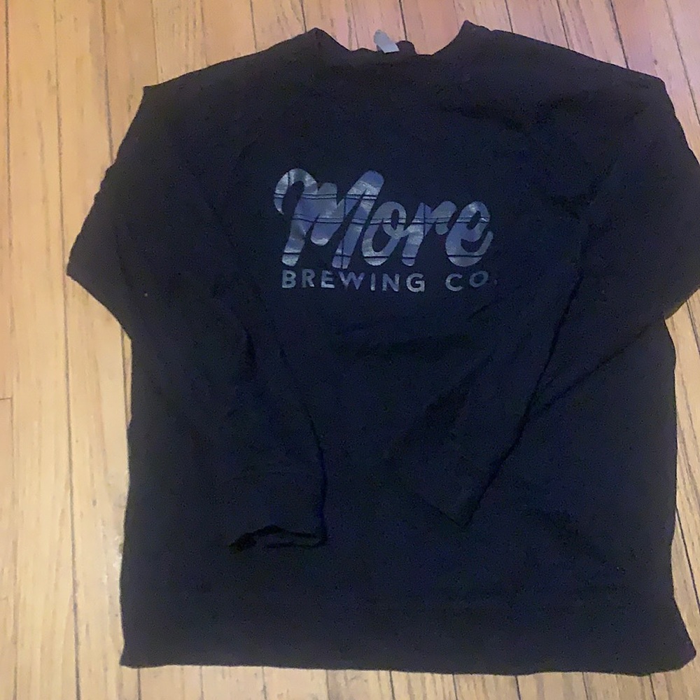 Black More brewing crewneck.